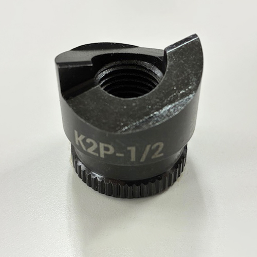 パンチのエッジ部は滑り止めローレット加工