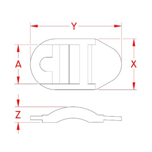 A：25.4mm、X：34.29mm、Y：61.21mm、Z：10.67mm