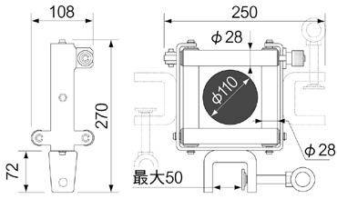EA631ED-1｜四方ローラー(110mm以下用)｜株式会社エスコ