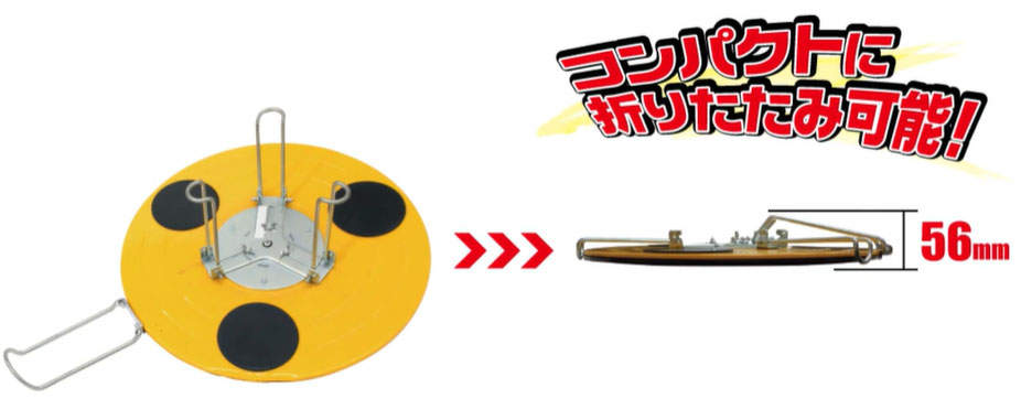 コンパクトに折りたたみ可能\n※画像は色違い商品です。