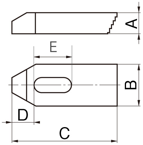 A：10mm、B：20mm、C：50mm、D：10mm、E：20mm