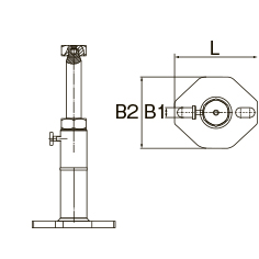 EA637EB-2｜290-470mm スクリュージャッキのページ -