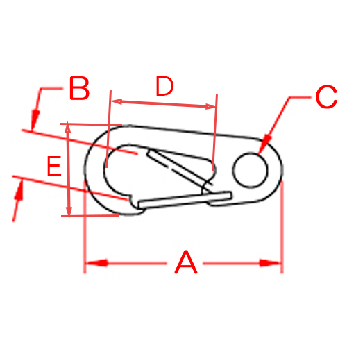 A：34㎜　　　B：7mm　　　C：6㎜\nD：20㎜　　　E：14.8㎜