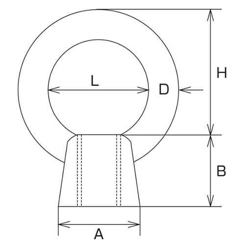 D：3㎜　　　L：9㎜　　　H：12㎜\nB：6㎜　　　A:9mm　　　捻径：M-3
