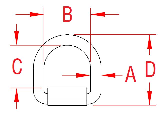 A:12.7㎜、B:59.6㎜、C:54.3㎜、D:90.4㎜