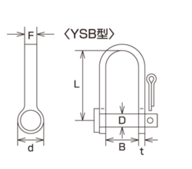 サイズ(mm):\nD:5、L:30、B:16、d:11、t:2、F:4.5\n