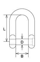 サイズ（mm）\nD：4、B：8、L：6