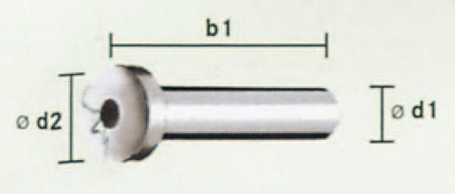 b1：34mm、d1：7mm、d2：12mm