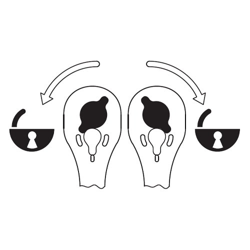 ロック機構採用、作業中の不意な工具の脱落による短絡事故を防止します。