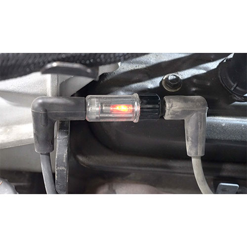 イグニッションシステムが目視検査できます。