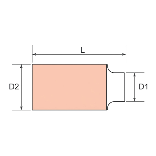 D1：44.5mm　　D2：26.5mm　　L：60mm