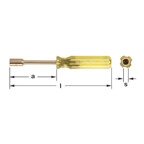 a：130㎜　l：215㎜　ｓ：5mm\n