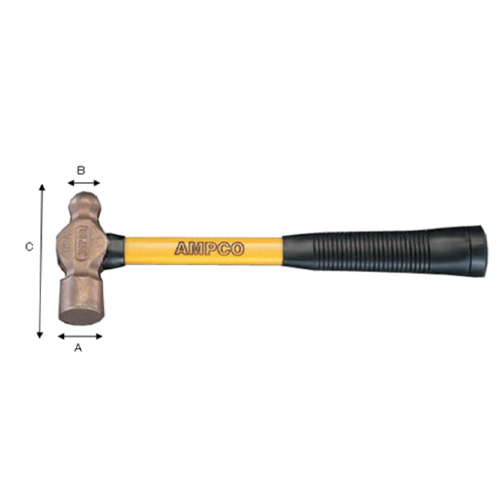 A：43mm　　B：φ32mm　　C：128mm