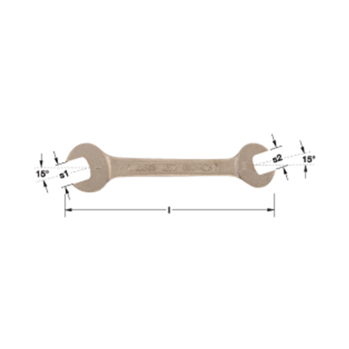 ｓ1：1/4”　　ｓ2：5/16”　　l：127mm