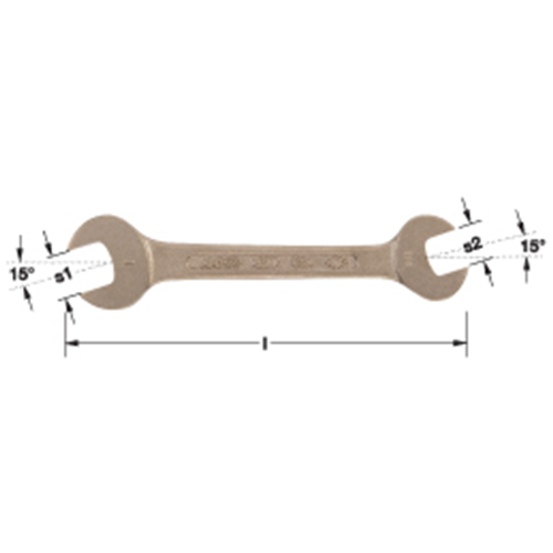 s1：1/2”　　s2：9/16”　　l：146mm\n