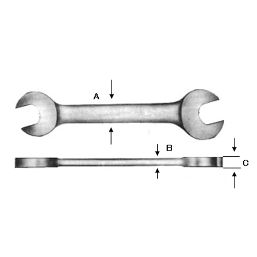 A：11.5mm　   B：5mm　   C：7.2mm