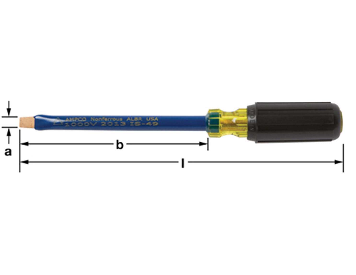 a:8mm、b:150mm、l:260mm