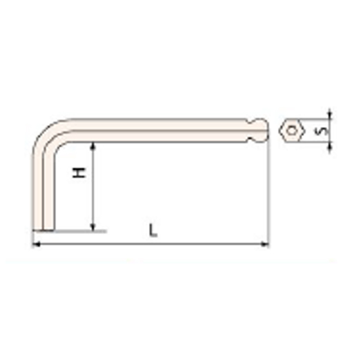 S：8mm　　L：100mm　　H：36mm