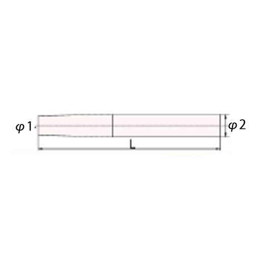 φ1：8mm　　φ2：11mm　　L：150mm