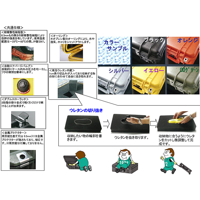 ※商品によって色が異なります。\n※NF(ノン・フォーム)シリーズには 発泡ウレタンは内蔵されておりません