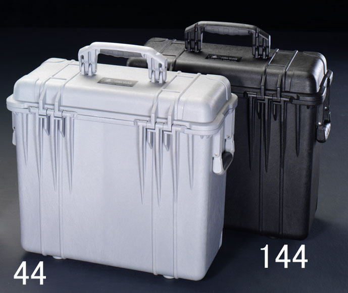 EA657-44｜434x190x406mm/内寸 万能防水ケース(ｼﾙﾊﾞｰ)のページ -