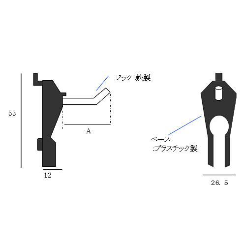 A：30mm\n線径：4.5mm\n