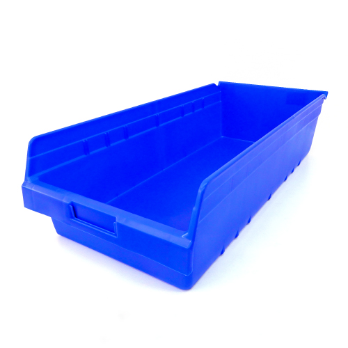 正規品】エスコ 280x450x100mm パーツトレー/ラック棚用（青/12個） ESCO-