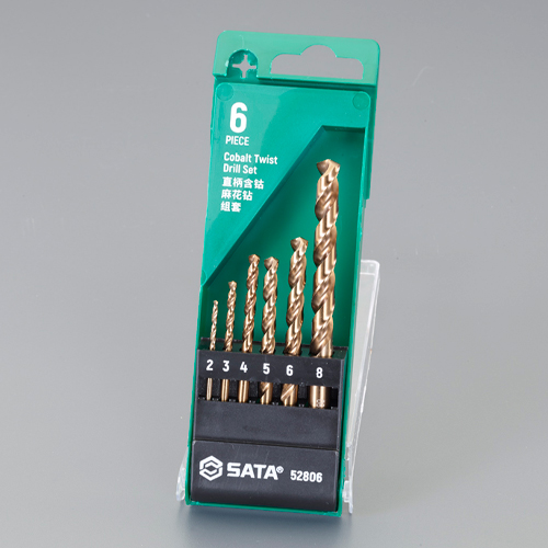 EA683TB-6｜2.0- 8.0mm/6本組 ｽﾄﾚｰﾄﾄﾞﾘﾙ(CO-HSS)のページ -