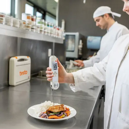 調理時の中心温度の確認