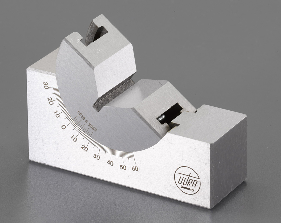 EA719DB-11A｜75x25x36mm Vブロック(角度調整付)｜株式会社エスコ