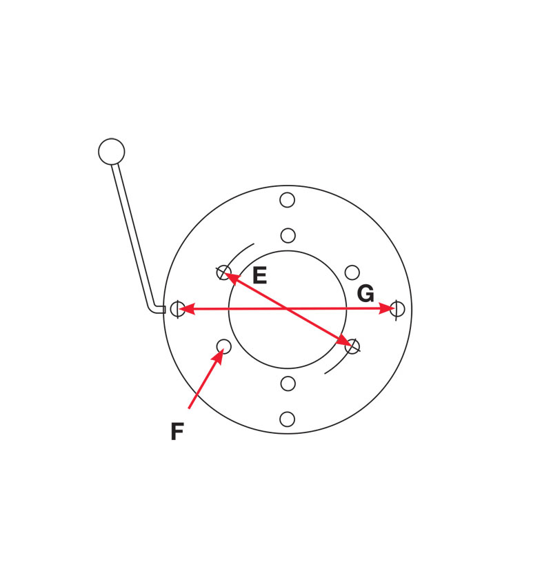 E：114mm　F：M10　G：191mm