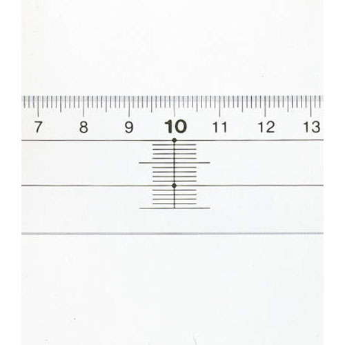 縦のラインも測れます（1mm単位）