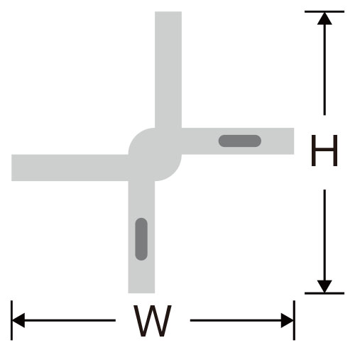 500(W)×500(H)mm
