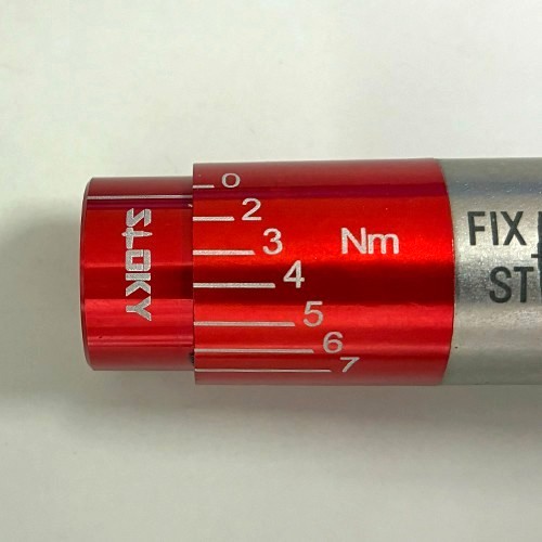 トルクドライバーの目盛部分