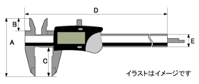 A：77、B：16、C：40、D：236、E：16、\n外側ジョウの厚さ：3.5