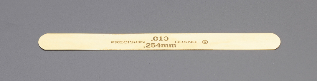 EA725RB-63｜0.051x127mm シクネスゲージ(真鍮製/10枚)｜株式会社エスコ
