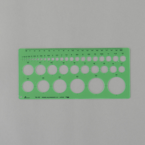 絵 「税込92円」 EA736MB-12｜φ 1-36mm 円定規のページ -