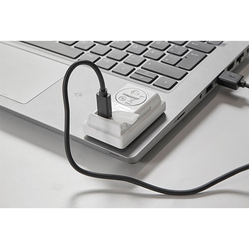 測定終了後はUSBタイプCケーブル経由で簡単にデータ読み取りができます