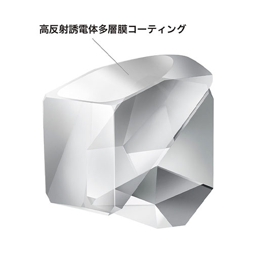 明るく自然な色調と鮮明な視界を実現する、高反射誘電体多層膜コーティング