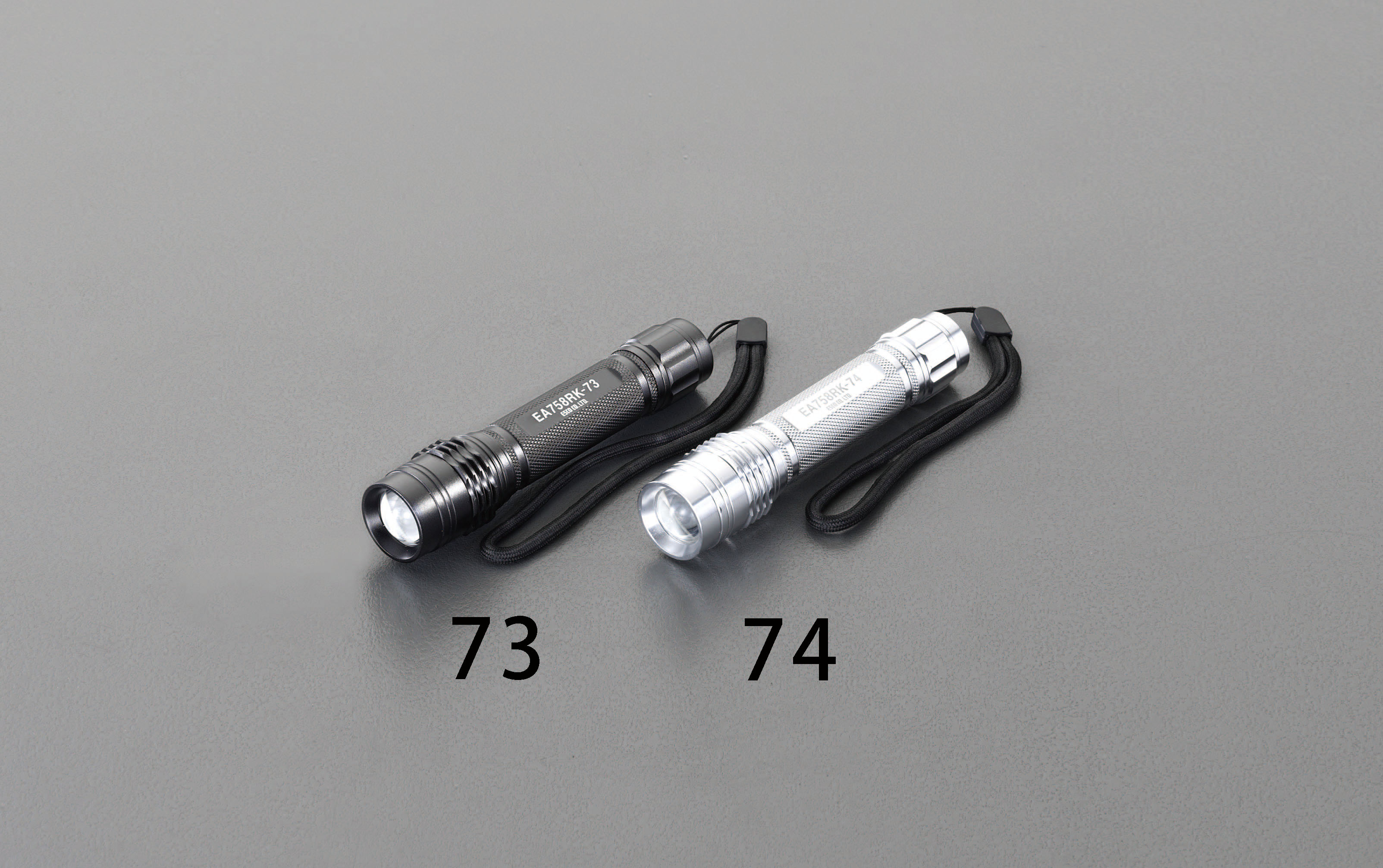 EA758RK-74｜[CR123Ax2本]フラッシュライト/LED(銀)のページ -