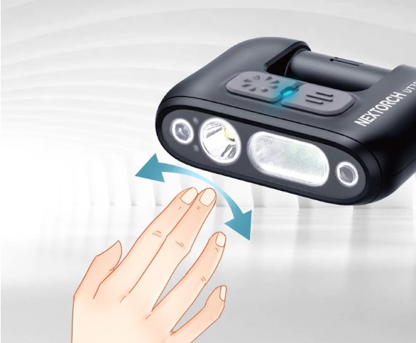 人感センサー機能付なので、手を振るだけでライトのON/OFFが可能です。(10cm範囲)