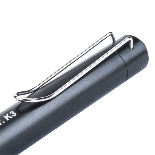 クリップ付きで持ち運びが簡単です。