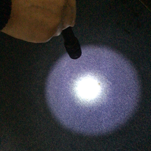 照射モード：白（弱）