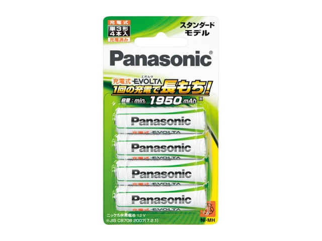 EA758YG-3H｜[単3x4本] ニッケル水素電池(充電式ｴﾎﾞﾙﾀ)のページ -