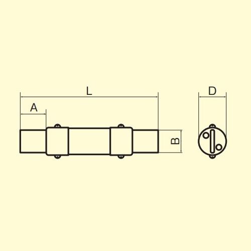 A：15mm　　　B：13mm\nD：16mm　　　L：80mm