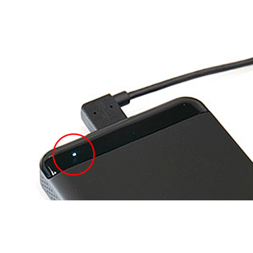 LEDランプを装備