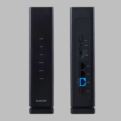 INTERNETポートに2.5Gbpsを搭載し、年々普及が進む1Gbps超えの高速通信サービスをより活用することができます。