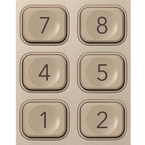 ※商品色はホワイトです\nカラフル電卓よりも文字を小さく、やや太くすることで優雅なデザインに。