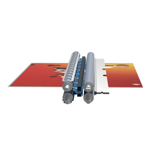 巻き込み防止構造搭載の、4本ローラーラミネーター