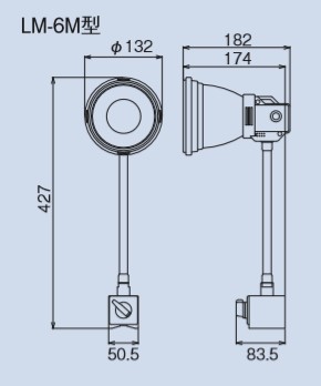 EA761XH-16｜AC100V/ 6W 照明灯/ＬＥＤ(ｸﾘｯﾌﾟ付)のページ -